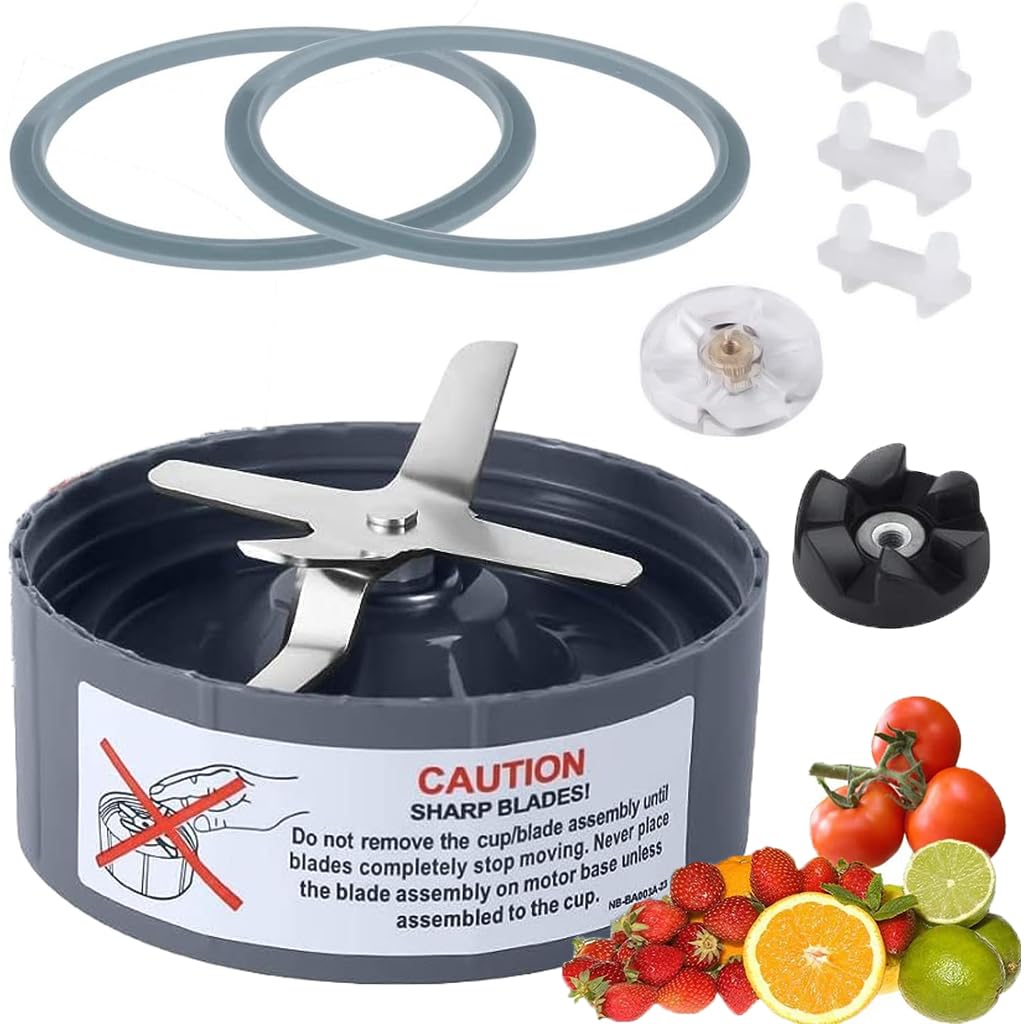 HASTHIP 8 Pieces Blender Replacement Parts Extractor Blade for NutriBullet 600W & Pro 900W Series Includes Blender Base, Gaskets, Motor Coupler, Rubber Feet HASTHIP 8 Pieces Blender Replacement Parts Extractor Blade for NutriBullet 600W & Pro 900W Series Includes Blender Base, Gaskets, Motor Coupler, Rubber Feet